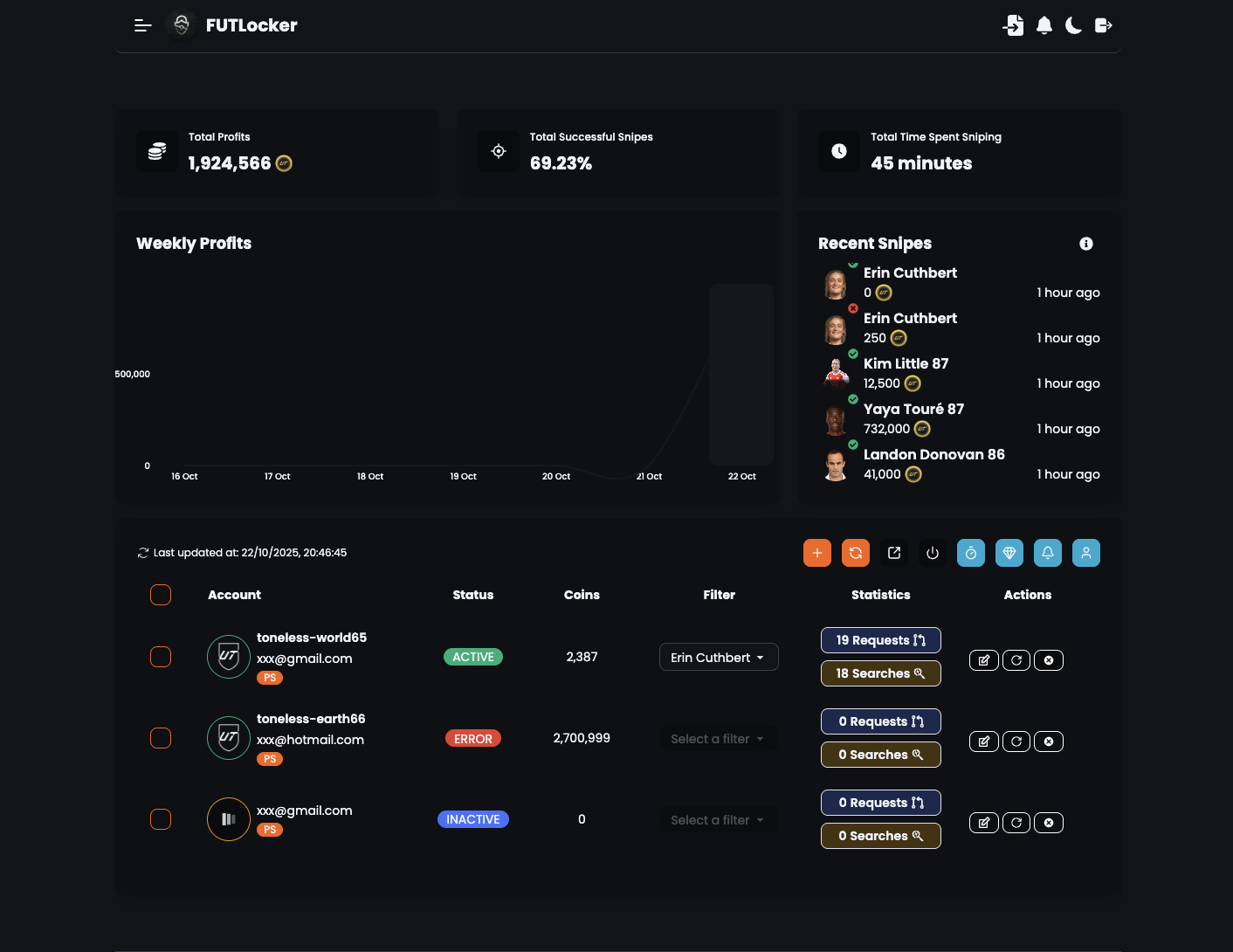 EA Sports FC coin earning sniping strategy